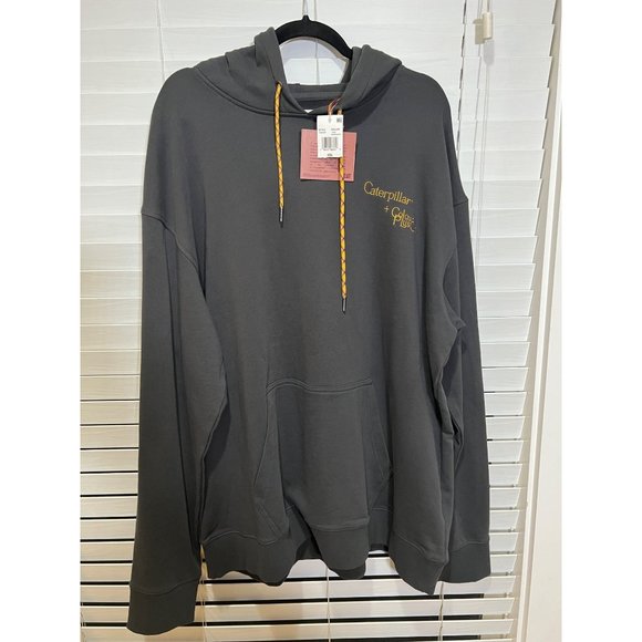 Caterpillar Embroidered Logo Cotton Hoodie - NWT - Size XXL - Picture 4 of 7